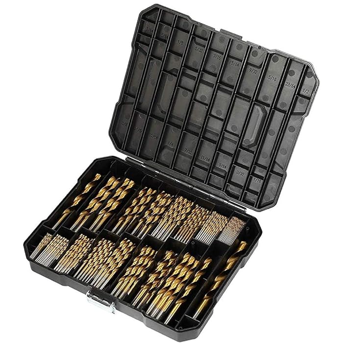 Buy SharCreatives Titanium Drill Bit Set 230 pieces kit Long and Short