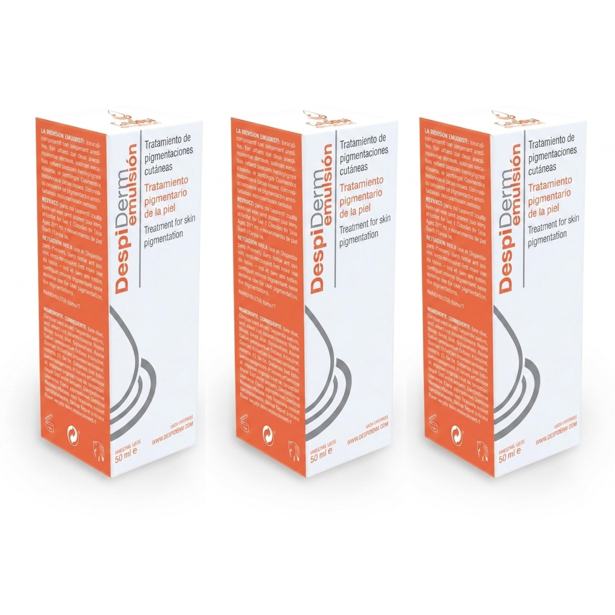 Despiderm Emulsión Pack | Emulsión Despigmentante para Manchas Faciales y Tono Irregular | Unifica | Iluminar y Mejorar la Apariencia de la Piel | Con Ácido Kójico, Fítico, Glicólico y Retinol (X3)