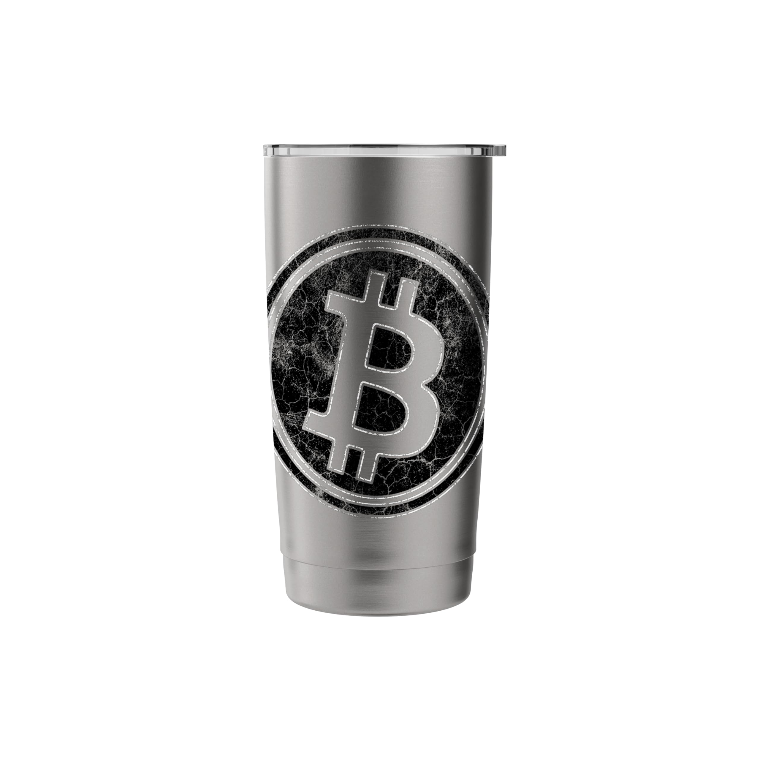 Amazon.com | Bitcoin BTC Dark Vintage Crypto Currency Stainless Steel  Insulated Tumbler: Tumblers & Water Glasses