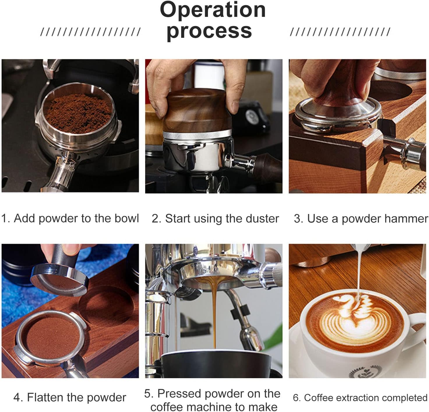 58mm Bottomless Portafilter, Bottomless Naked Portafilter with Filter Basket for Expobar,Faema,Rancilio, EM19M2, Gemilai,Casadio, Asaso,Semremo, La Cimbali,GAECM (E Redwood)