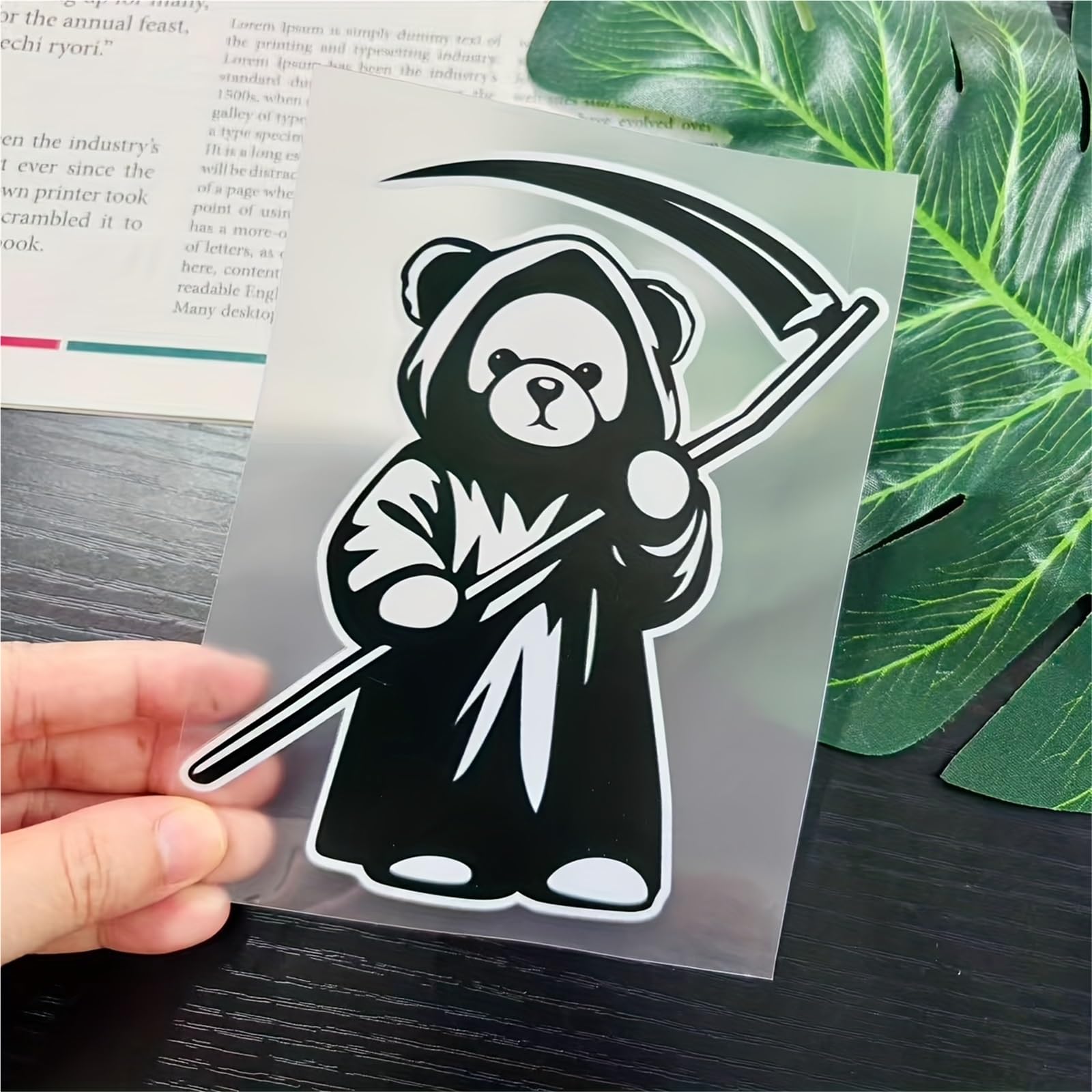 Motohmhavn Waterproof Universal Decals, Motorcycle Stickers For Fuel Tanks, Helmets, Boxes Car Windows