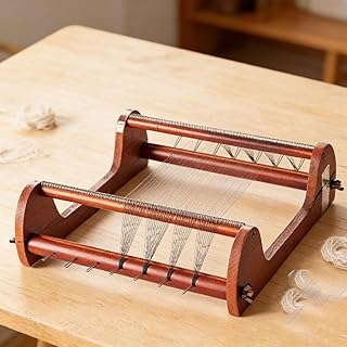 木製ビーズ織機、手作りジュエリー製作織機、手動ビーズ織り機、ジュエリー製作ツール、2縦糸織機、組み立て簡単、DIY工芸品、ブレスレット、ペンダント、ネックレス、ベルト用