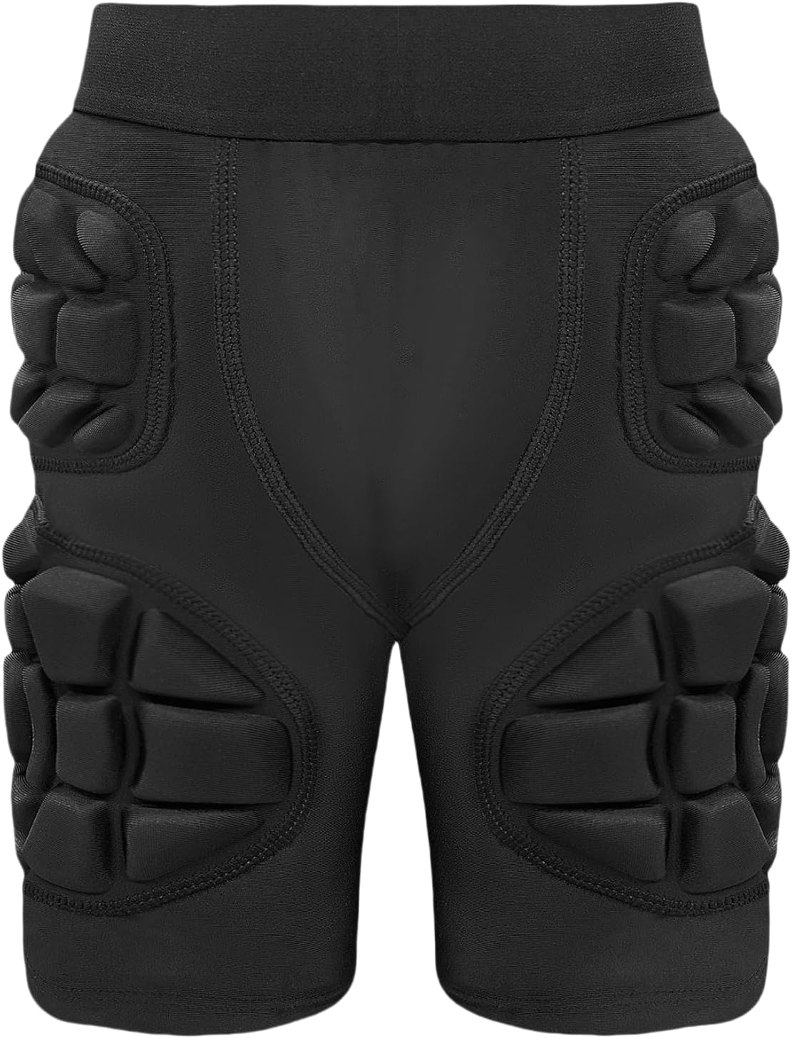 Topeter Youth Football Girdle with Hip and Thigh Pads, Protective Padded Compression Shorts with Cup Pocket - Image 2