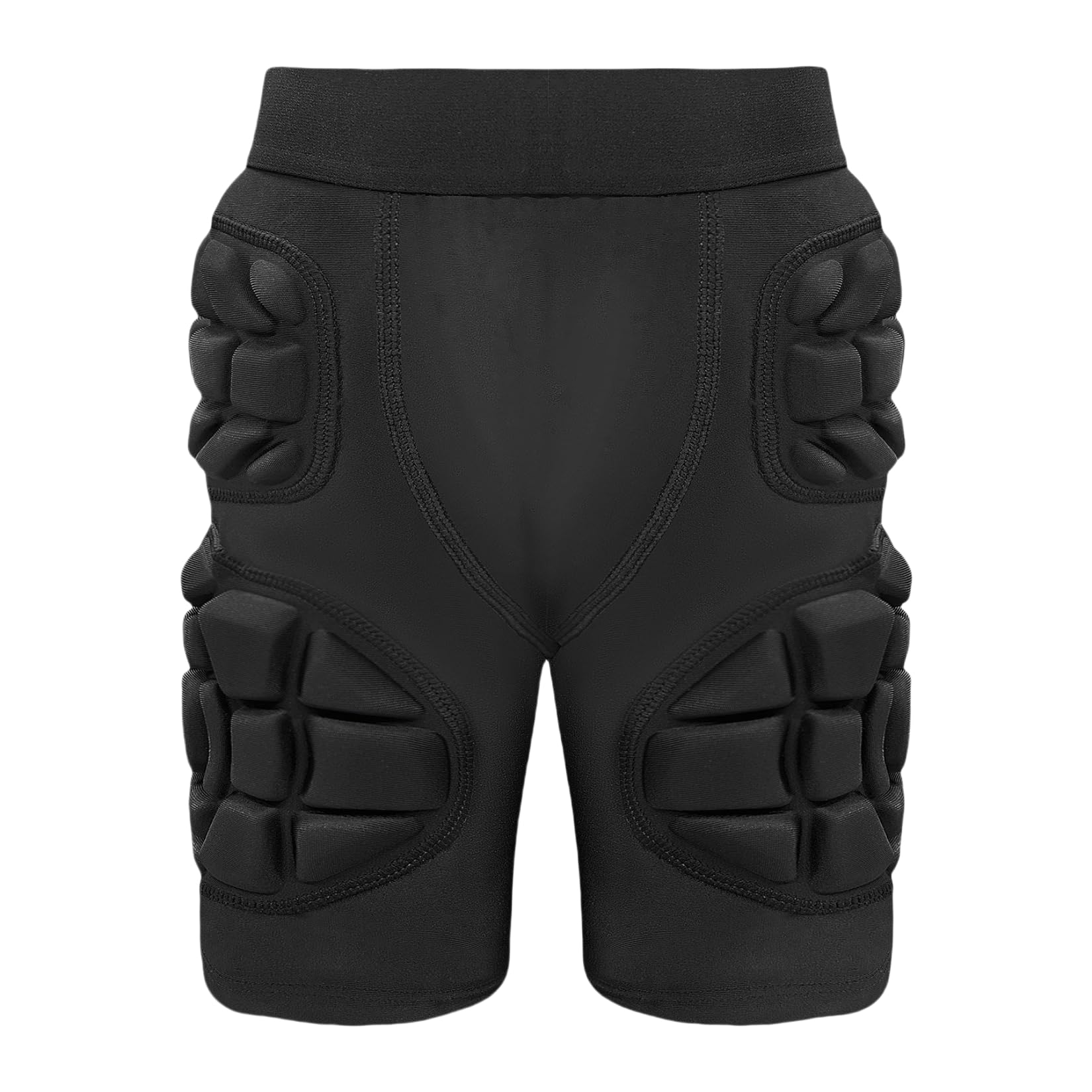 Topeter Cintura da calcio per ragazzi con imbottiture per fianchi e cosce, pantaloncini protettivi imbottiti a compressione con tasca per coppa