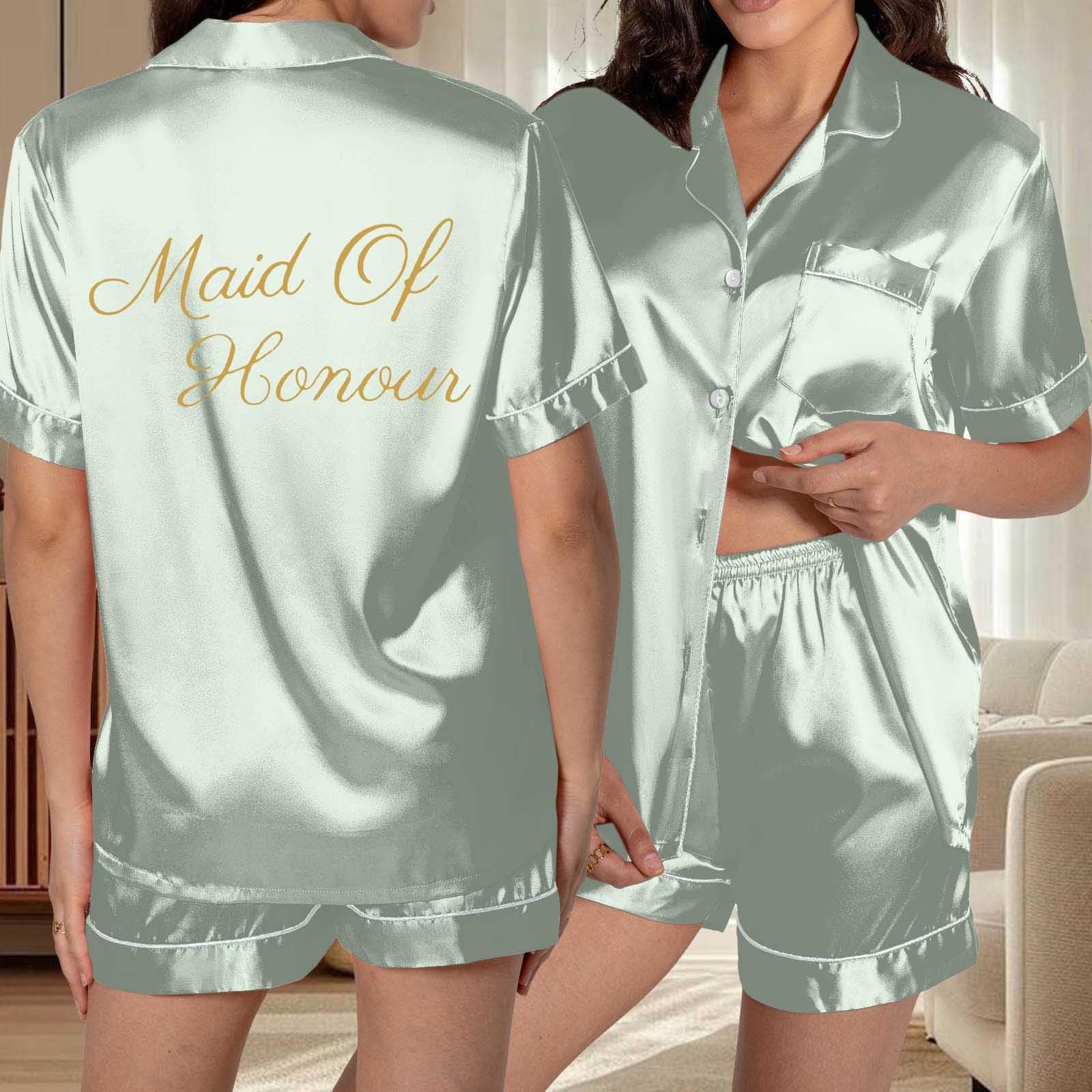 Generisch Combinaison short décontractée pour femme avec bouton de poche et design imprimé pour la détente et le confort au quotidien