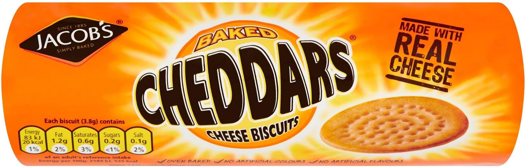 Jacob's Baked Cheese Cheddars - 150g - Pack of 3