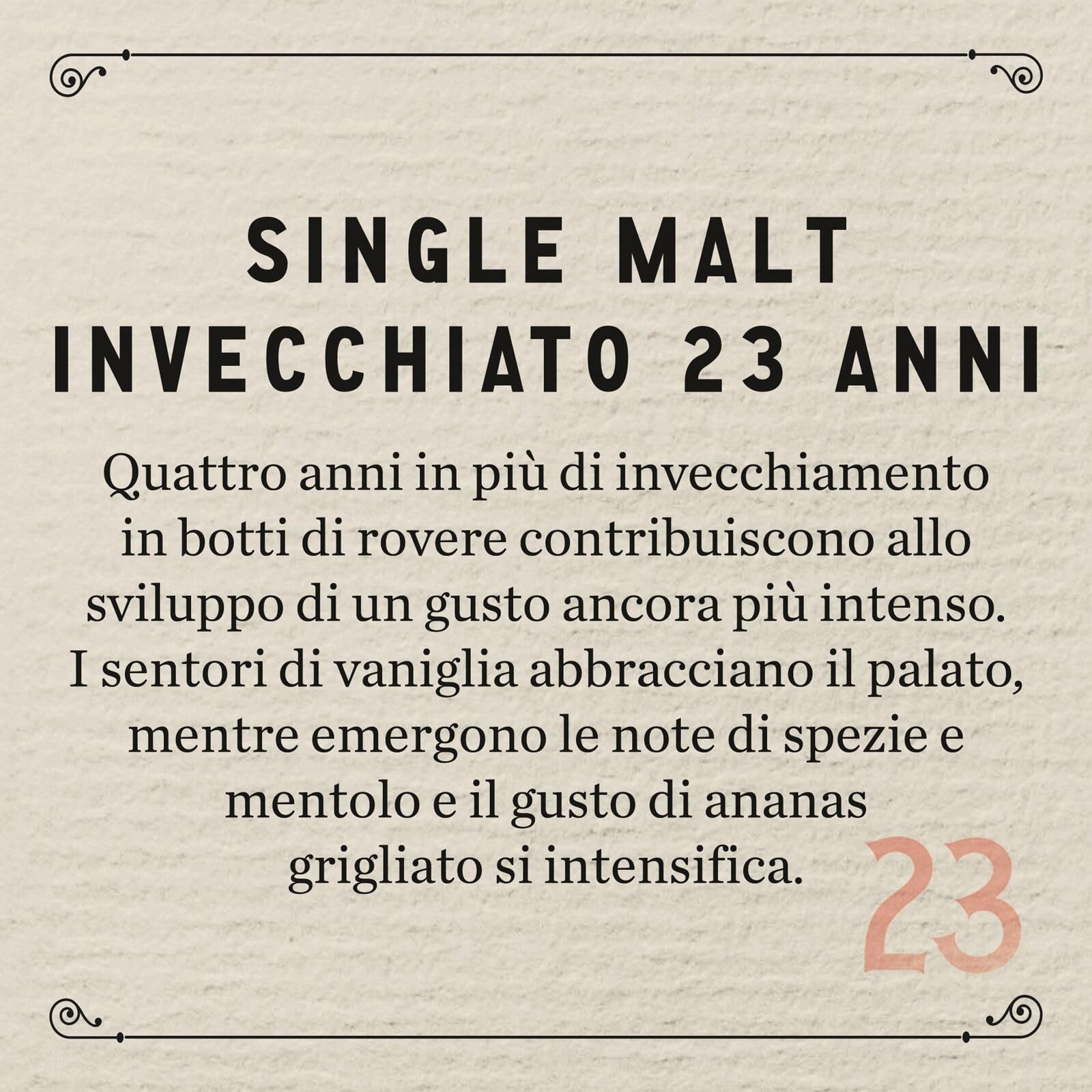 CRAIGELLACHIE 23 Anni Speyside Single Malt Scotch Whisky, 46% vol., 70 cl – Tubo Regalo, Botti di primo riempimento Sherry e Bourbon, Non filtrato a freddo, Edizione da collezione
