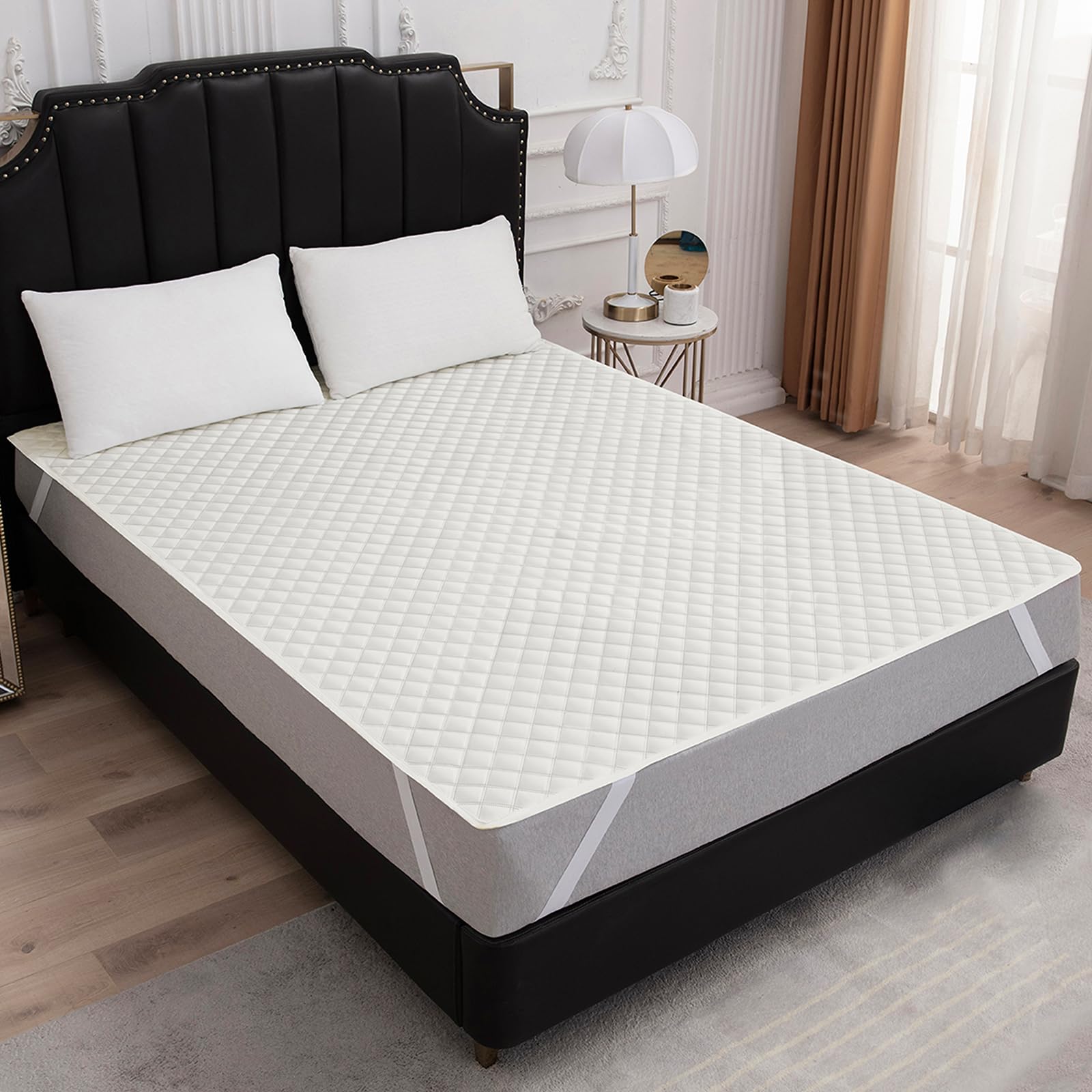 Arcona Matrasbeschermer waterdicht 90 x 200, incontinentie hoeslaken 90x200, ademende matrashoes, waterdicht laken vochtbescherming hoeslaken, chocoladebruin