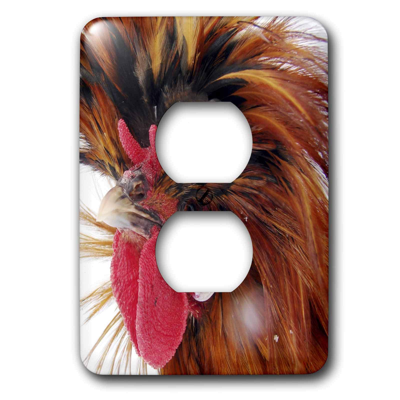 Cache-coq 2 prises multicolore 3dRose LSP_6428_6 pour masquer les imperfections