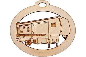 5th Wheel Camper Ornament: Personalized Gift for Outdoor Enthusiasts