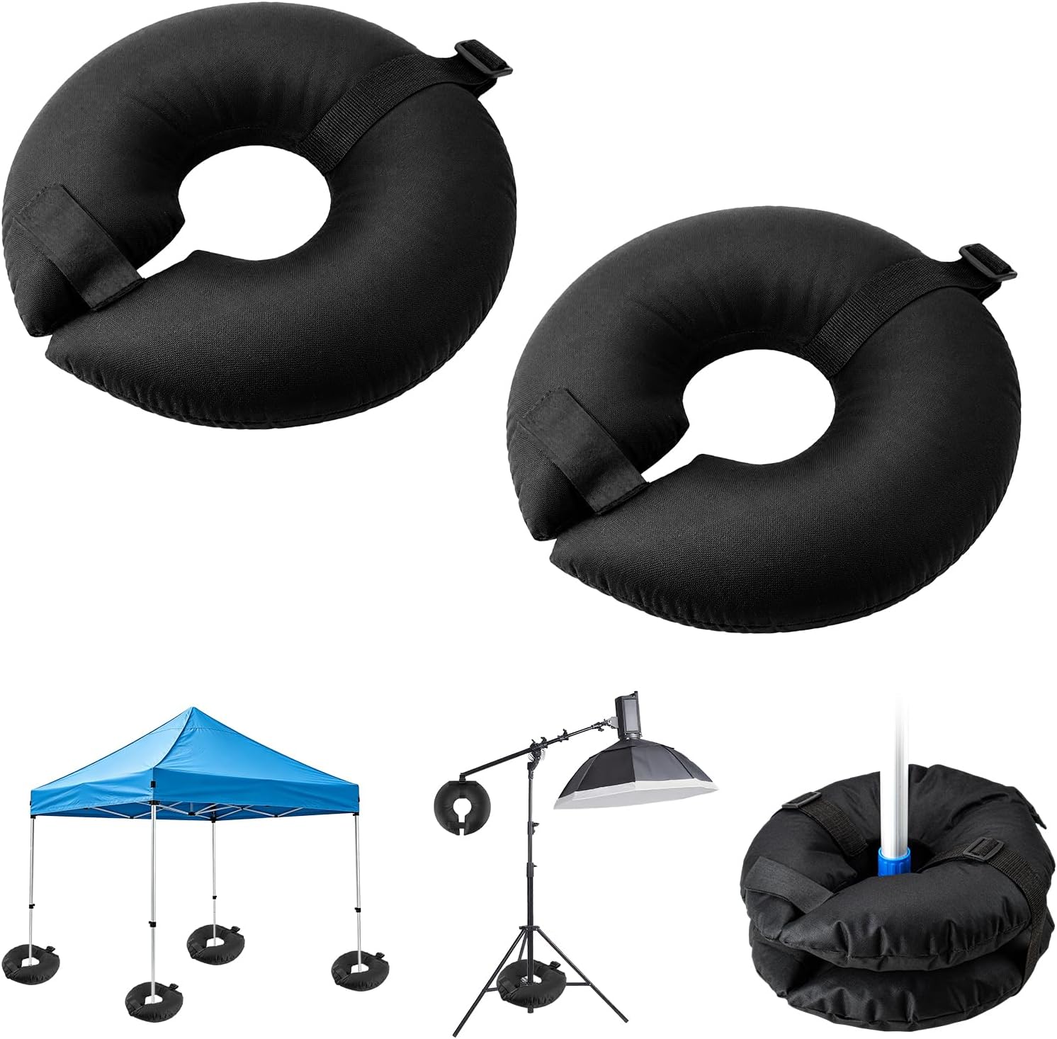 Sand Bags for Weight, Tripod Weight, Tent & Canopy Weights (1 Pack 18 LBS)