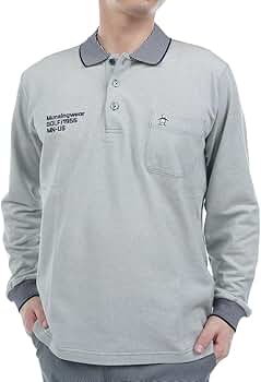 【新品】マンシングウェア 長袖シャツ 襟付き ドット鹿の子 ポロシャツ 吸汗速乾 Munsingwear 公式 マンシングウェア ドット鹿の子 長袖