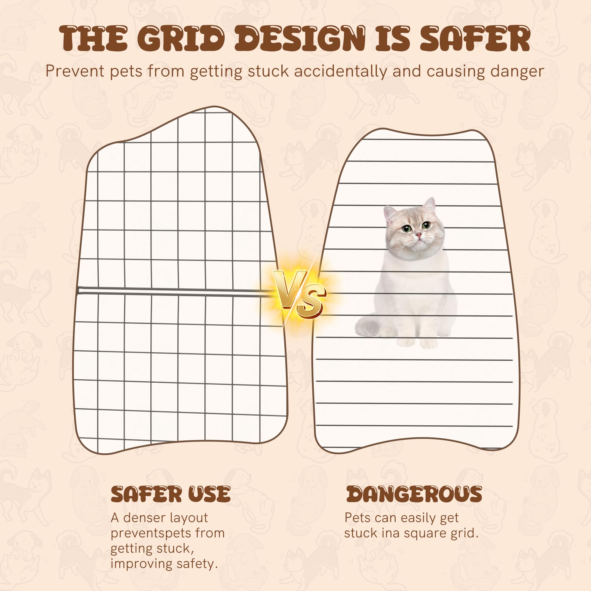 Froadp Jaula de metal para gatos con hamaca desmontable, 2 escaleras y 2 puertas, recinto para gatos de 4 pisos, transportable para gatos, conejos, chinchilla