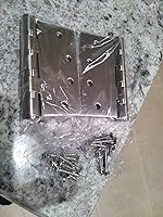 4.5" Stainless Steel Ball Bearing Door Hinges - 2Pack photo review