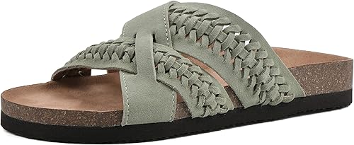 WHITE MOUNTAIN Sandalia con plantilla Harding para mujer