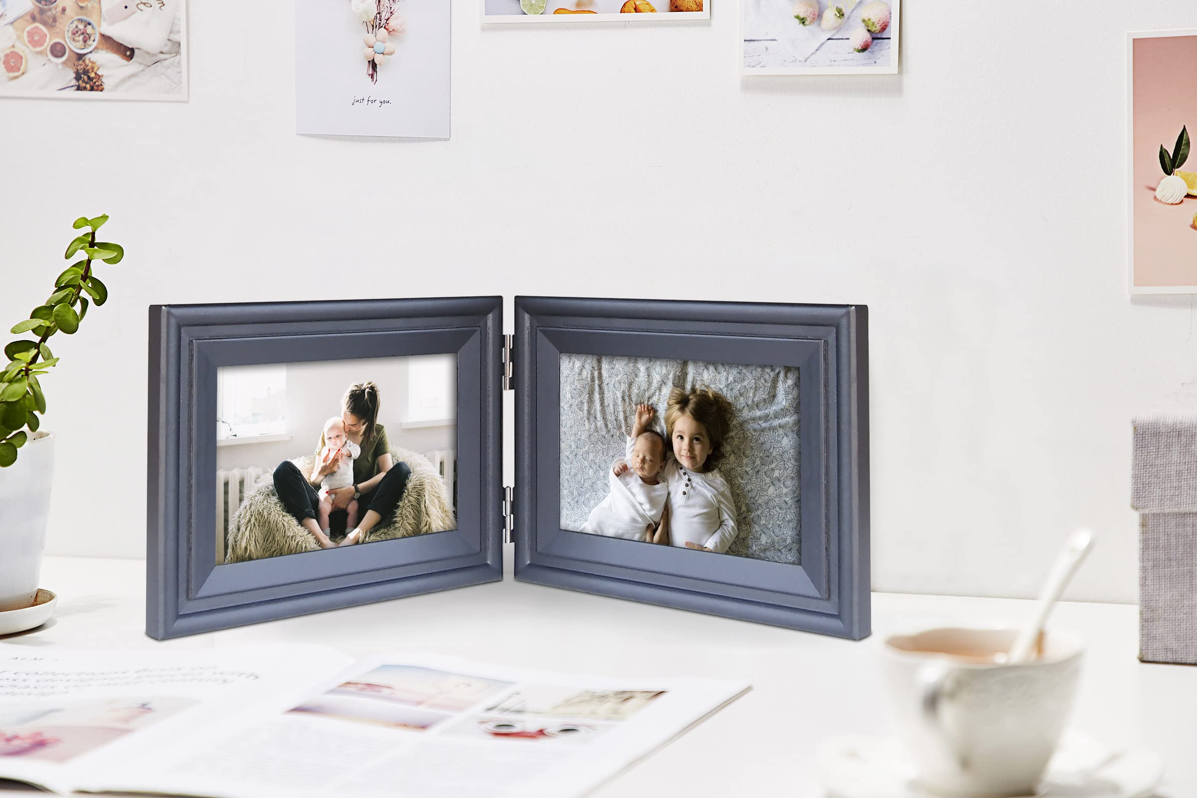 Amazon.com - JD Concept Double Horizontal Combo, 4x6 Black Wood