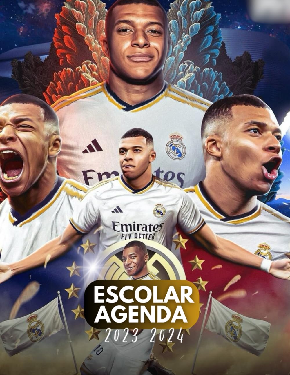 Agenda escolar 2023 2024: semana vista. Regalo didáctico y educativo para los niños y niñas