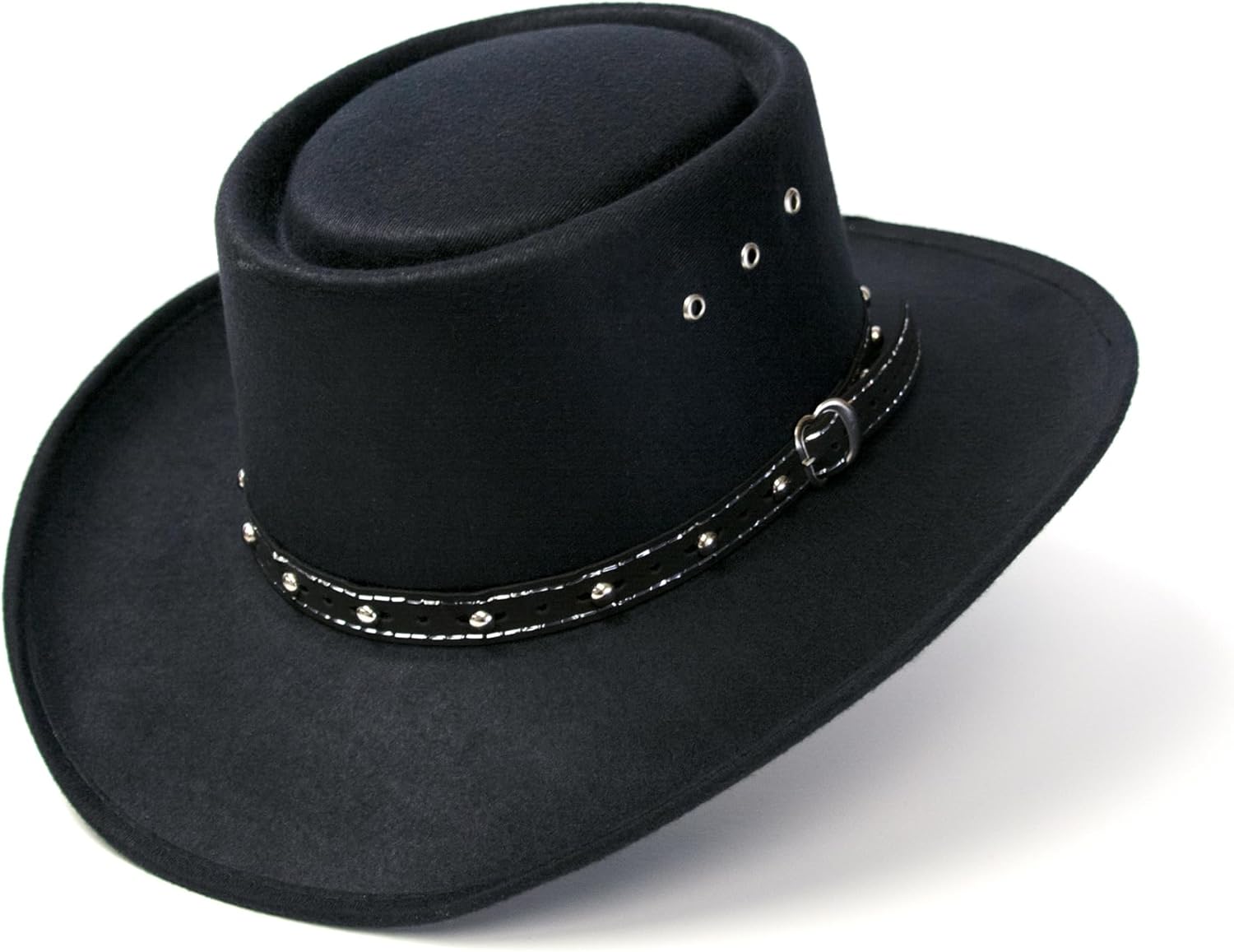 Western Express Faux Felt Gambler Cowboy Hat | Classic Cowboy & Cowgirl Hats for Kid's
