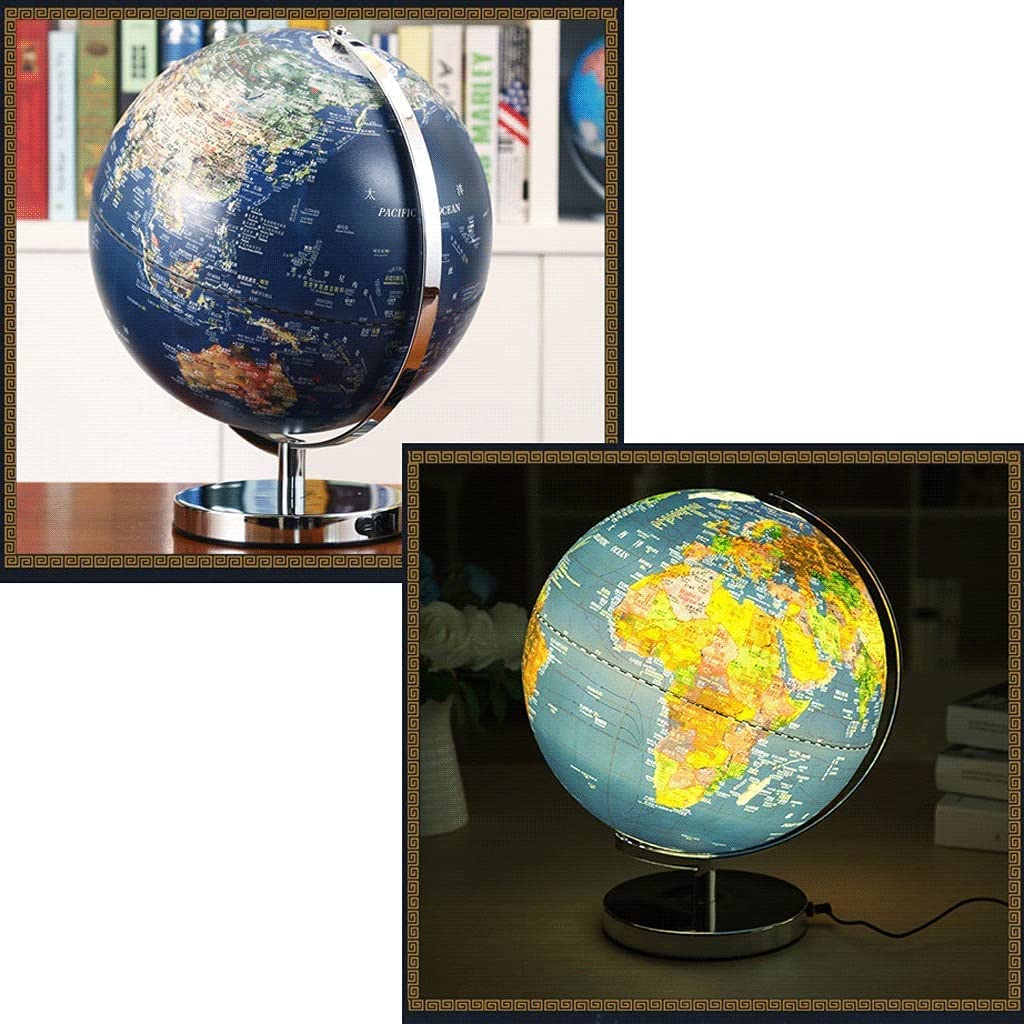 Globo terrestre, Globo Illuminato A LED Desktop Education Terra(12in a)