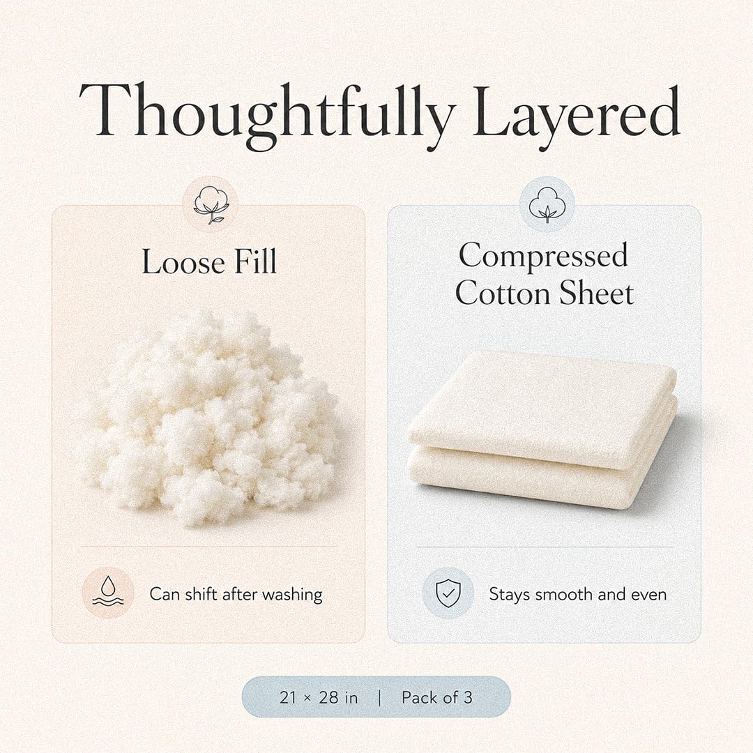 SINGULAR Cotton Baby Mattress Set - Blush -4 SINGULAR Cotton Baby Mattress Set - Blush -4