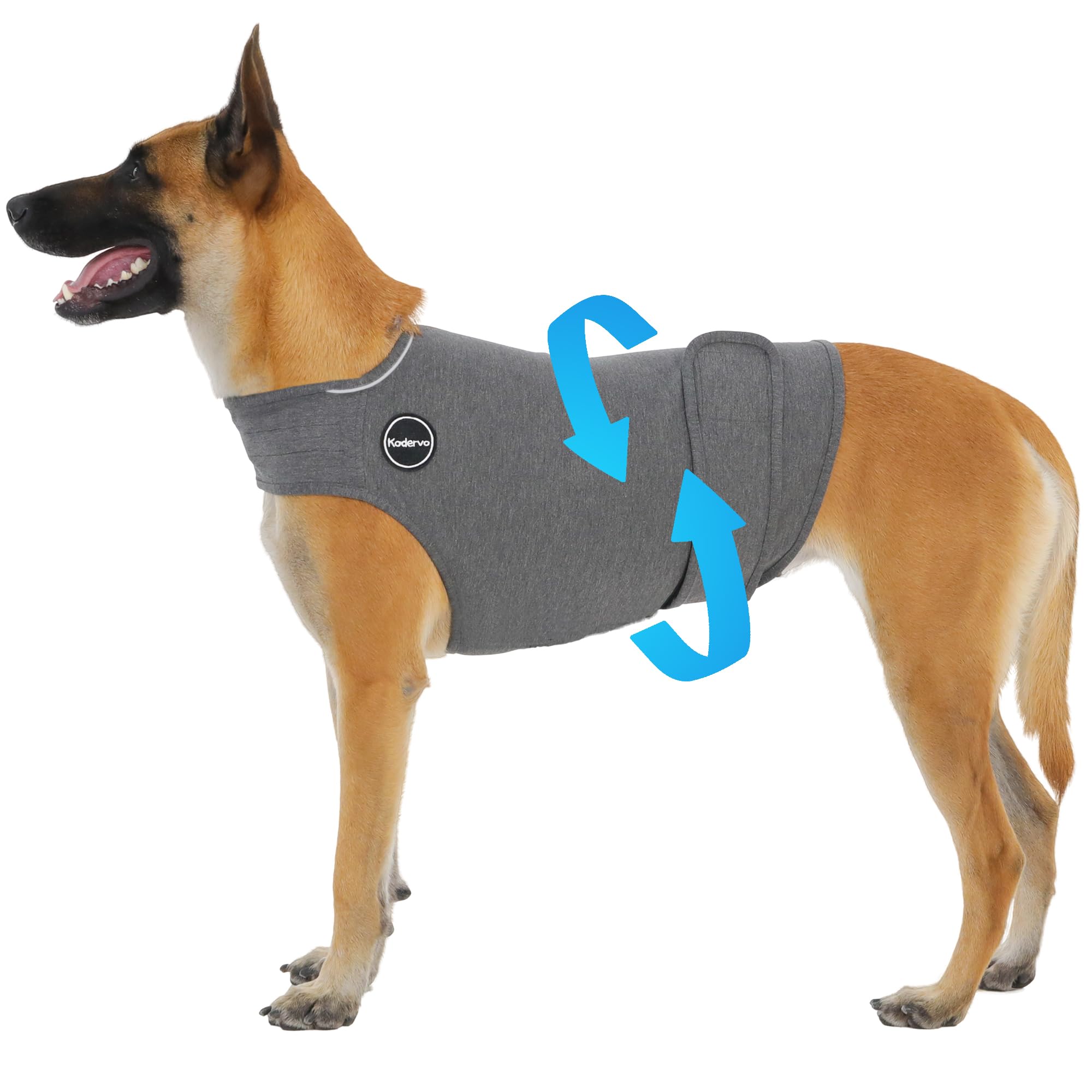 Amazon.com : Kodervo Dog Anxiety Vest, Skin-Friendly Thunder