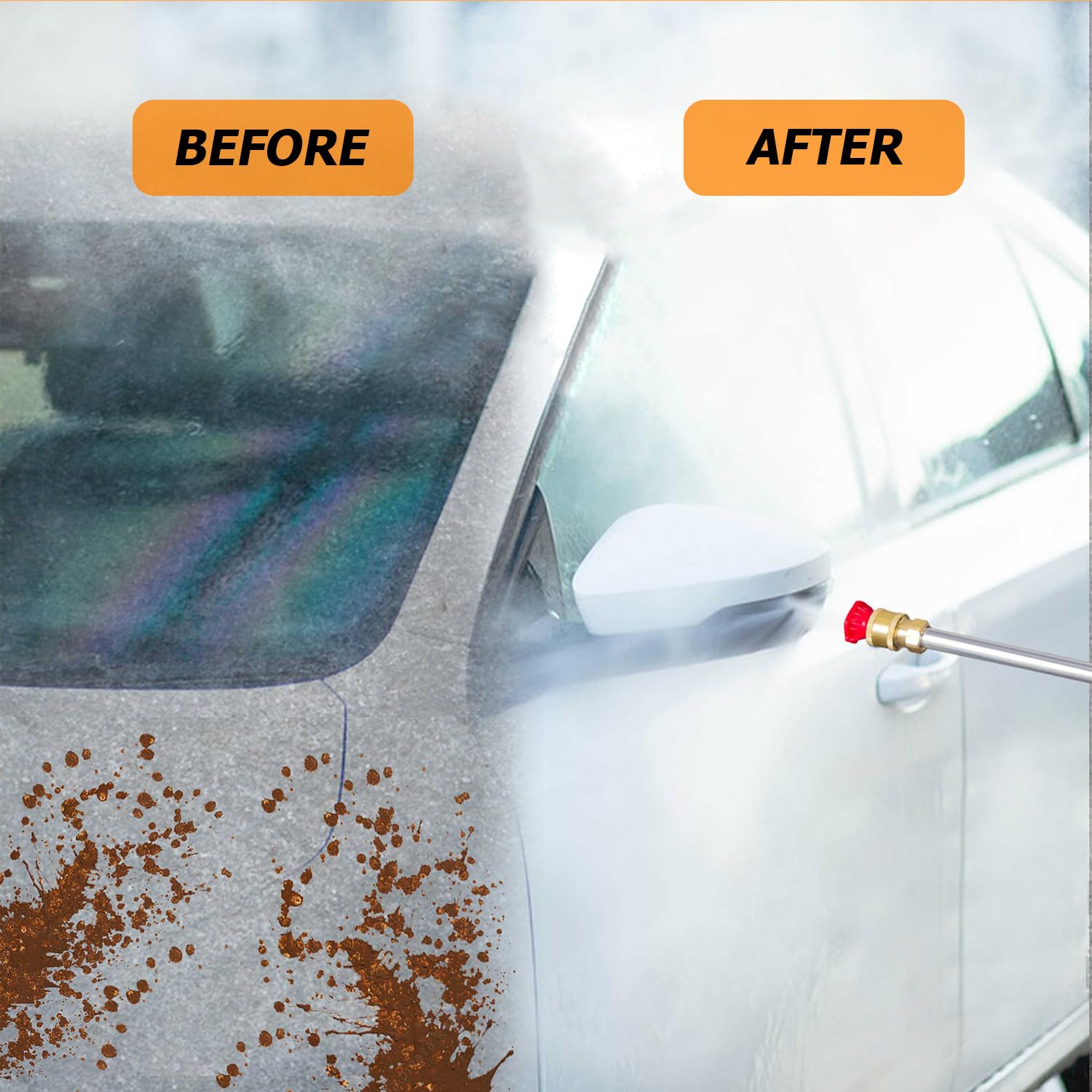 Jet idrojet con ugello ad alta pressione, tubo dell'acqua ad alta pressione,spruzzatore ad alta pressione,idropulitrici ad alta pressione, lance Jet Spruzzatore per auto, giardino