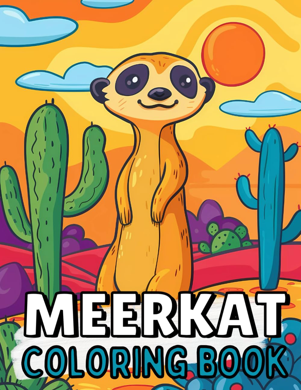 Meerkat Coloring Book
