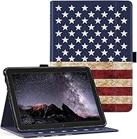 Vista 10 de Grifobes Funda [Solo para versión 2024/2022/2020 de 12ª y 10ª generación] Fire HD 8/8 Plus, funda tipo libro de piel sintética de alta calidad