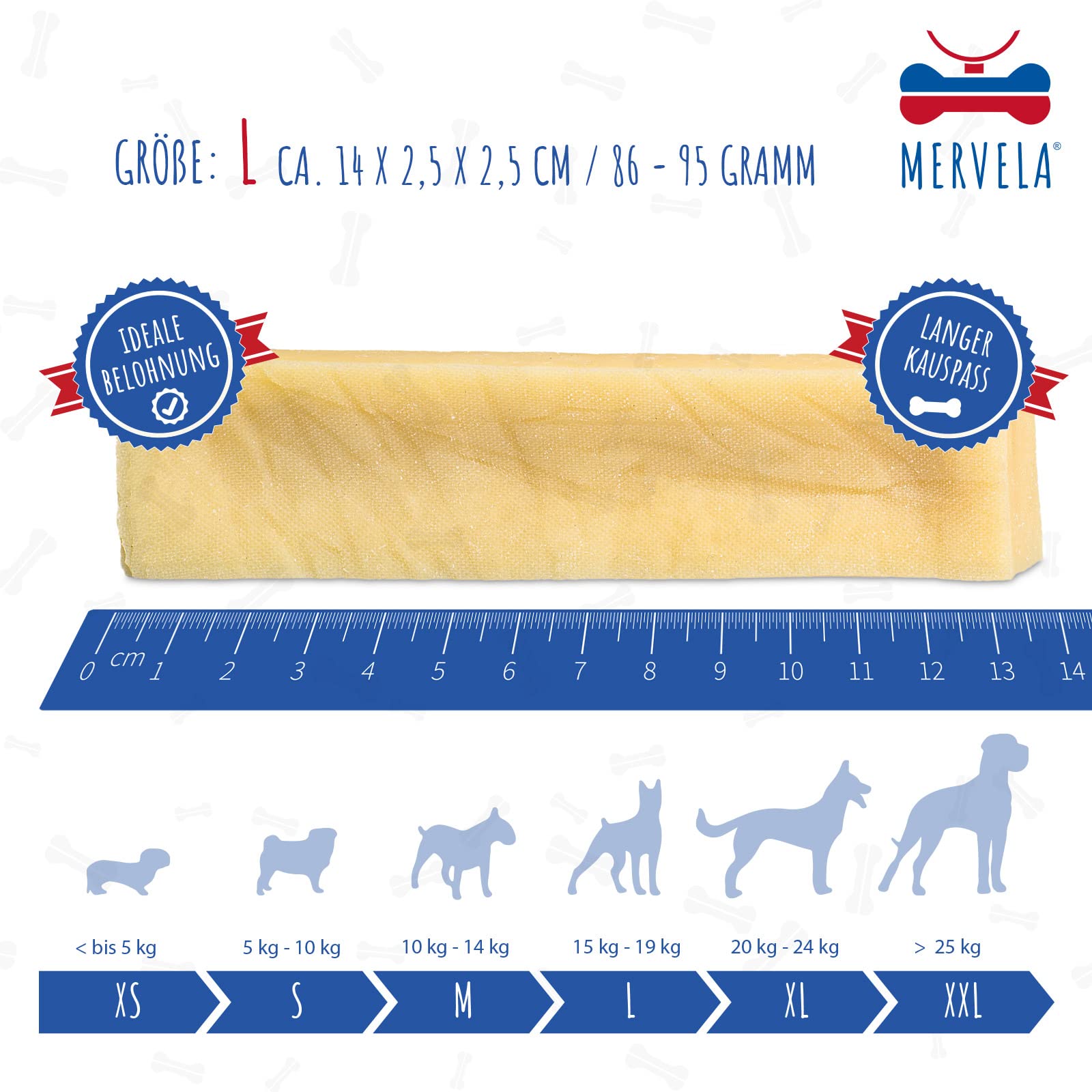 Kaukäse für Hunde | 5 * 90 Gramm | Käseknochen | Beschäftigung & Belohnung | Käsestange | Harter Yak Käse Hund | Himalayan Cheese Bones | Langer Kauspaß