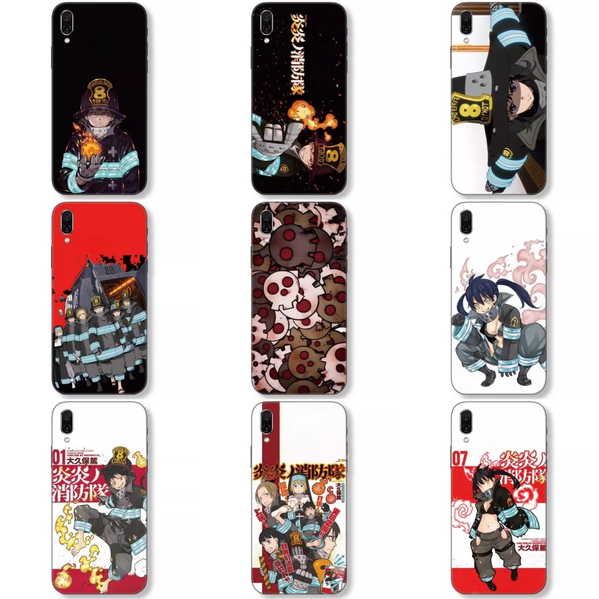 Amazon.co.jp: KIKUNI 炎炎ノ消防隊 スマホケース iPhoneケース