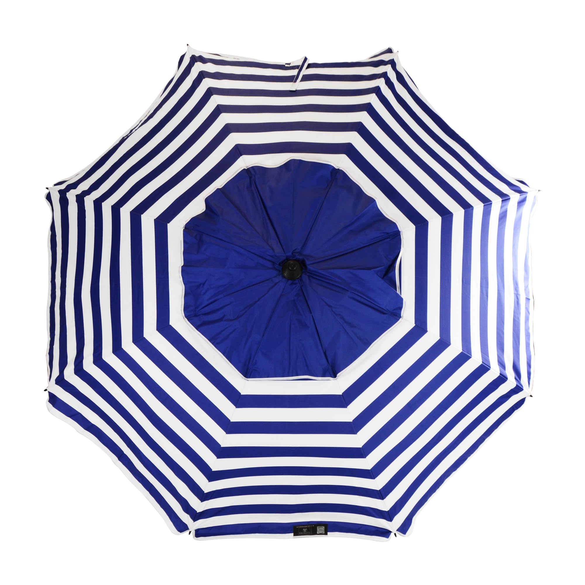 CREVICOSTA QUALITY MARK MARCAS DE CALIDAD - Sombrilla 220 cm con Espiral y Poste de Recorrido Total. Protección total contra los Rayos UV. 8 Varillas