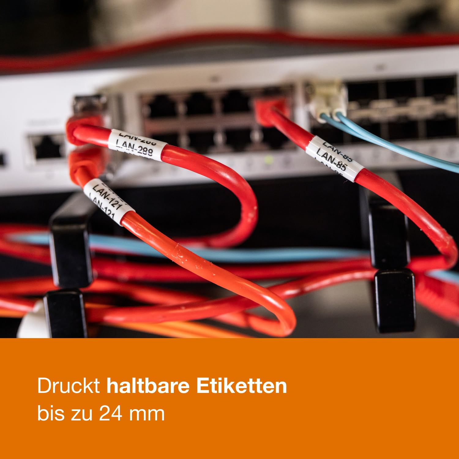 Brother PT-E560BTVP - Etichettatrice industriale con Bluetooth, batteria agli ioni di litio e custodia per il trasporto (per nastri TZE larghi 24 mm, tubi termoretraibili HSE larghi 18 mm, stampa a
