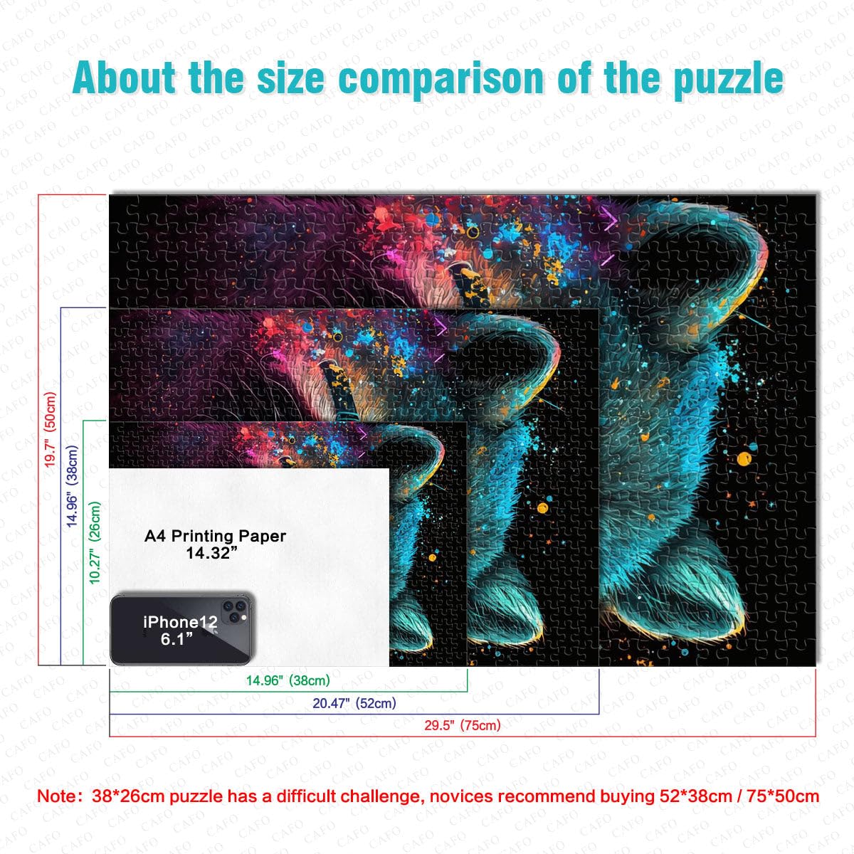 Puzzle fantasia Natale teschio vecchio uomo 2000 pezzi per adulti e bambini, 70 cm x 100 cm, puzzle con carte grigie, gioco educativo per adulti e bambini