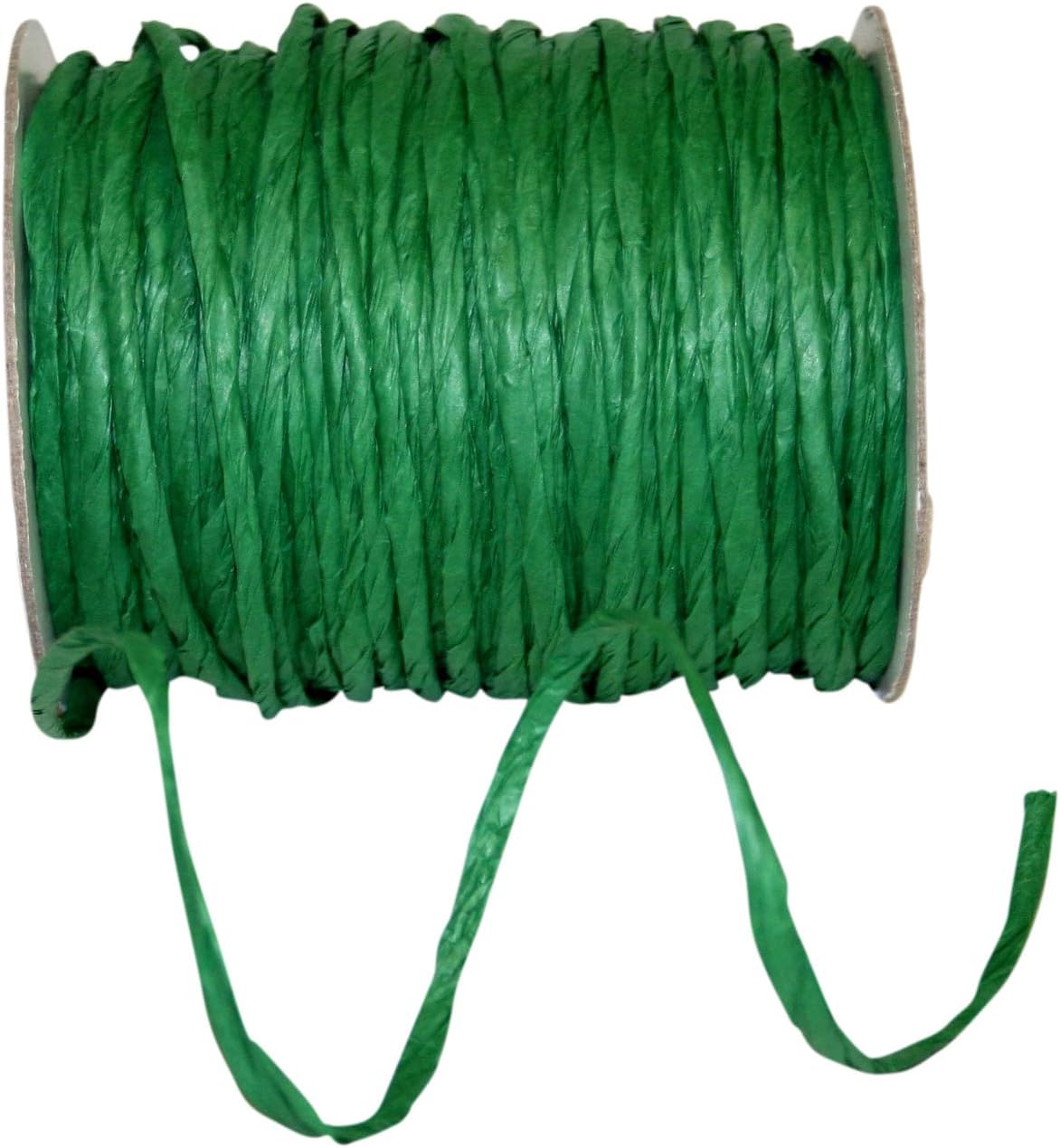 Amazon.com: Reliant Ribbon Wired Raffia Ribbon, 1/8 Inch X 100 Yards ...