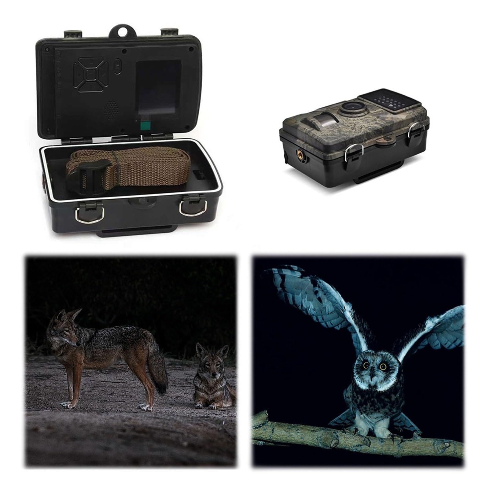 Telecamera Da Caccia Di Sicurezza For Visione Notturna A Infrarossi Impermeabile Osservazione Degli Animali For La Alla Fauna Selvatica All'aperto Registrazione Video Nitida