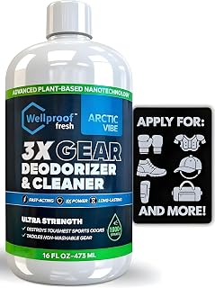 Refill Concentrate 2-in-1 Sports Gear Cleaner & Odor Eliminator – Powerful Nano Enzyme Deodorizer for Athletic Equipment, Gym Bags, Hockey, Football, Boxing, MMA – Plant-Based, Removes Stink & Dirt