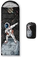 Vista 23 de AILONEN Cute Frog Green - Saco de dormir para acampar, ligero e impermeable, 3 estaciones de clima cálido y fresco, compresión portátil de viaje