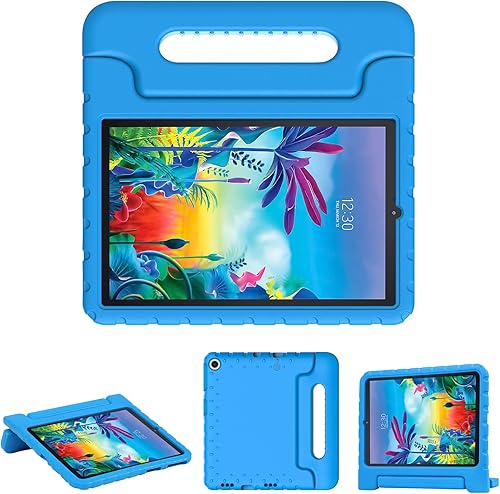 Thoreta Funda para LG G Pad 5 10.1, a prueba de golpes, ligera, convertible, soporte con mango convertible, a prueba de niños, compatible con LG G