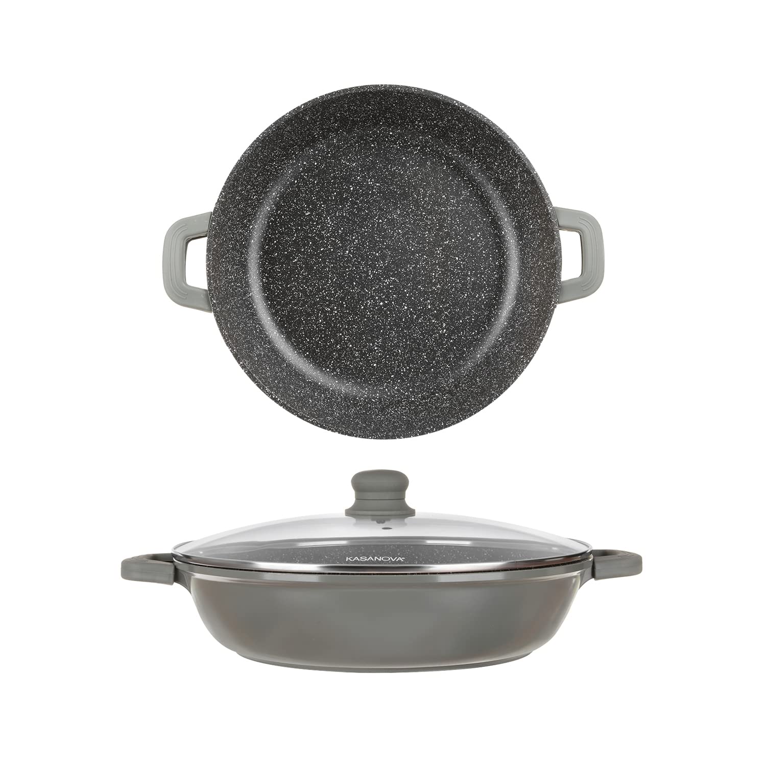 Patelnia 32 cm z pokrywką I Giganti
