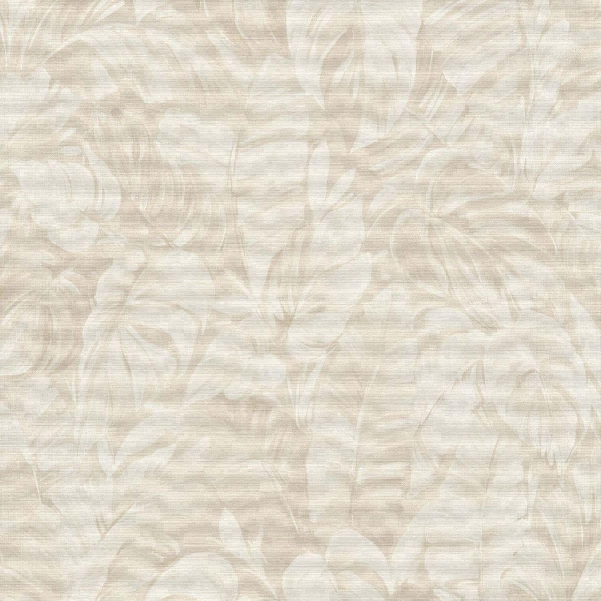B&Q -  Play Of Light Palm Leaves Foliage Natural Wallpaper