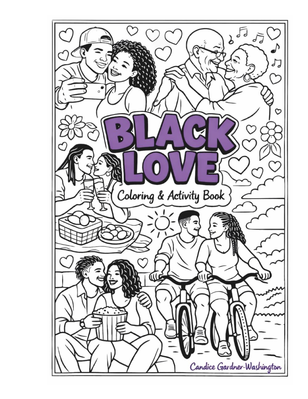 Black Love Coloring and Activity book
