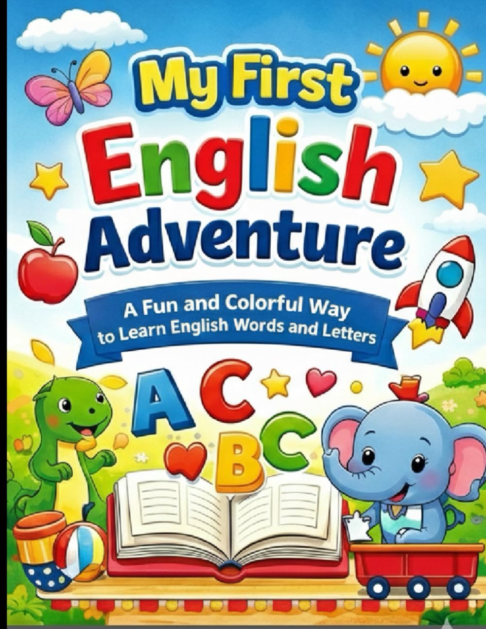 My First English Adventure: A Fun and Colorful Way to Learn English Words and Letter