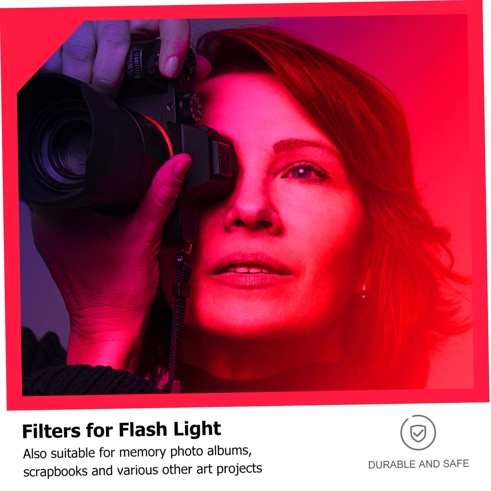 Angoily Die Sonne geht Niemals Lampenfolie unter LED-Blaulicht-Korrekturfilm Farbfilterfolie pet Film high Performance überlagert transparente Folie Flash-Haustierfilter das Haustier