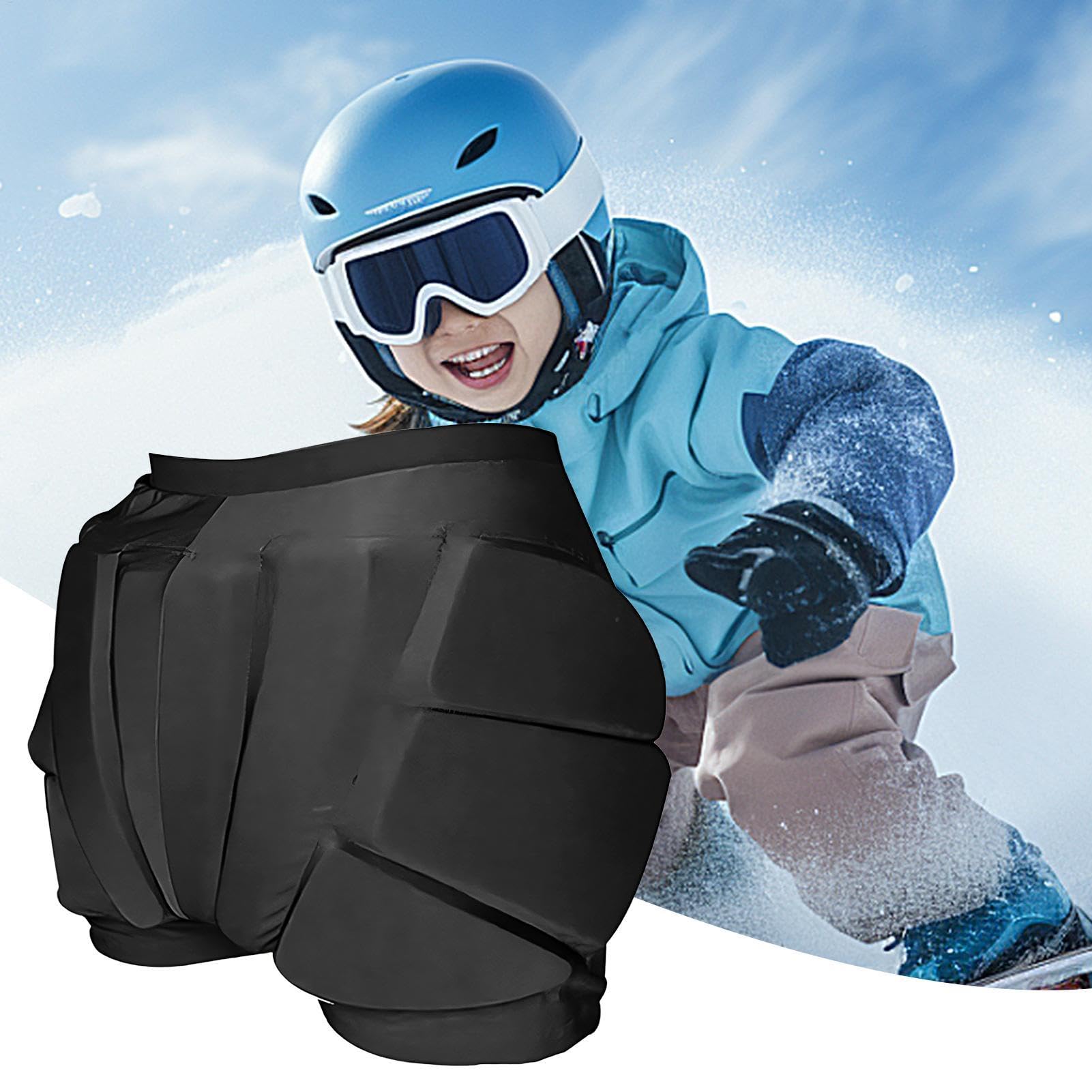 Spodenki ochronne z ochroną bioder, wyściełane spodenki, Crash Pad ImpactGear, spodenki narciarskie, ochraniacze na biodra snowboardowe, zwiększona ochrona przed uderzeniami do jazdy na nartach, jazdy