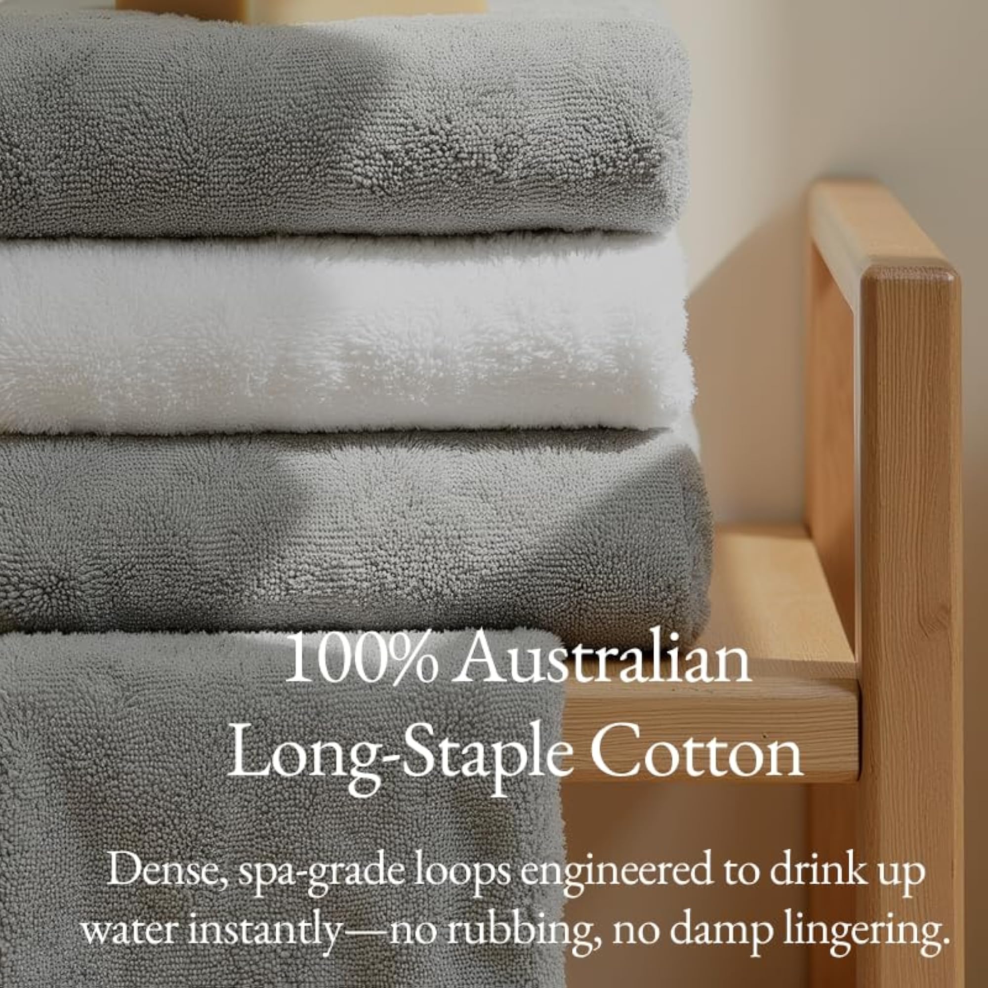 Serene Ultraplush Australian Cotton Towels - Washcloth Set