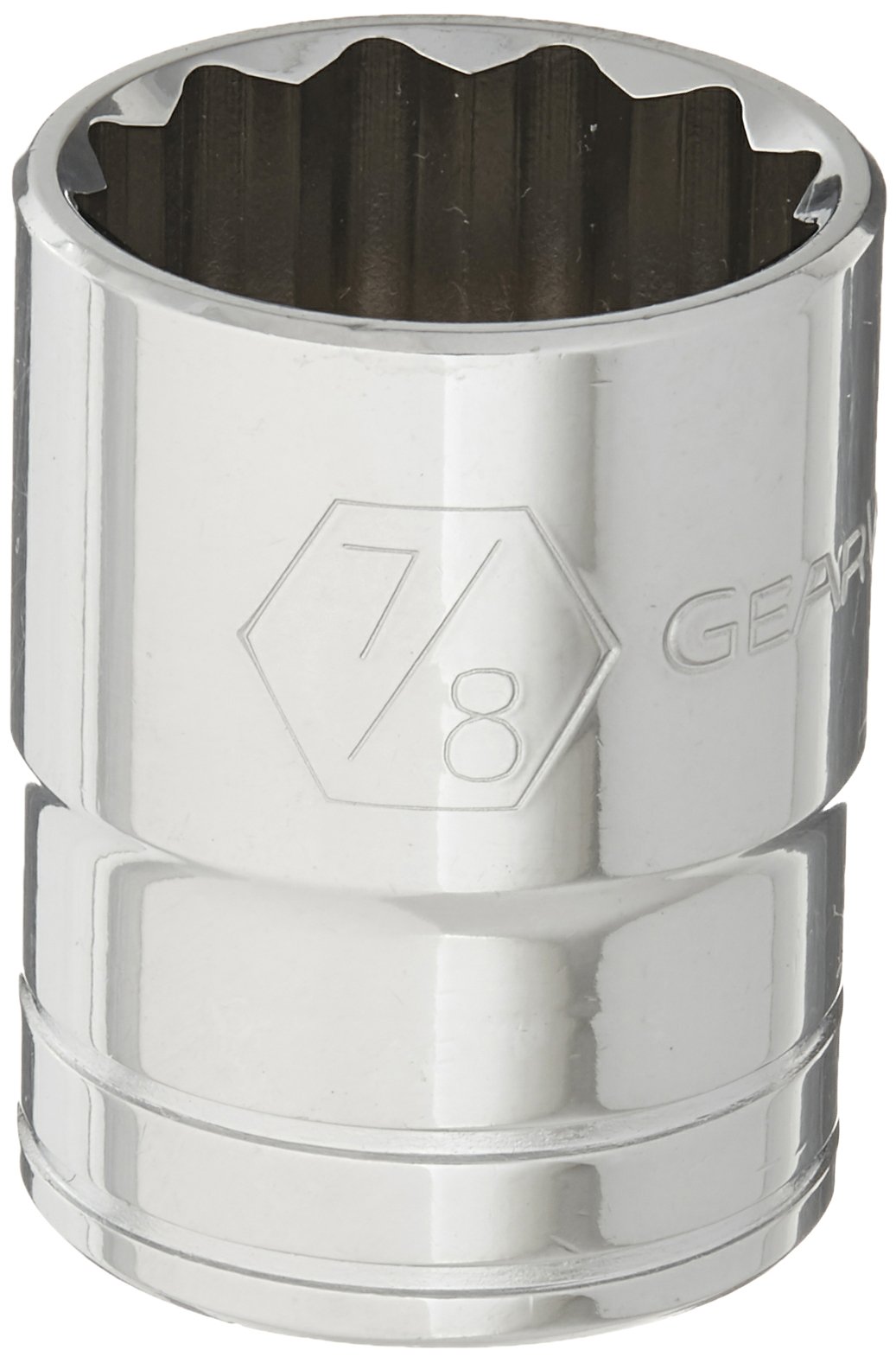 Gearwrench 80767 Socket, 12 Point, 1/2" Drive, 7/8", Black, 7/8 in