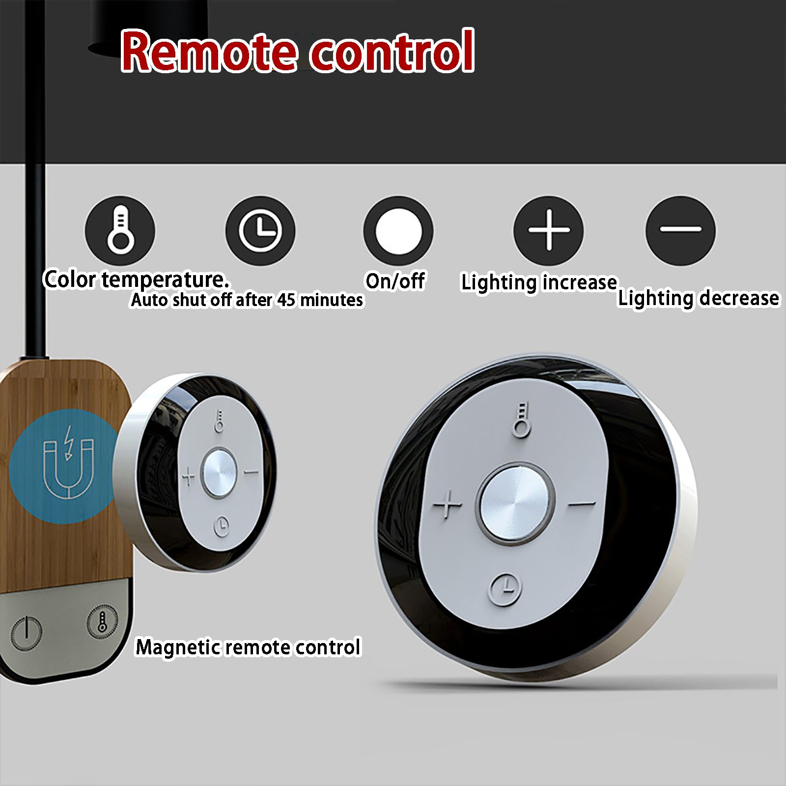 Luce Lettura Flessibile A Collo di Cigno - Applique LED Ricaricabile USB con Touch Dimmer E Telecomando Magnetico, Parete con 5 Livelli di Luminosità (Black)