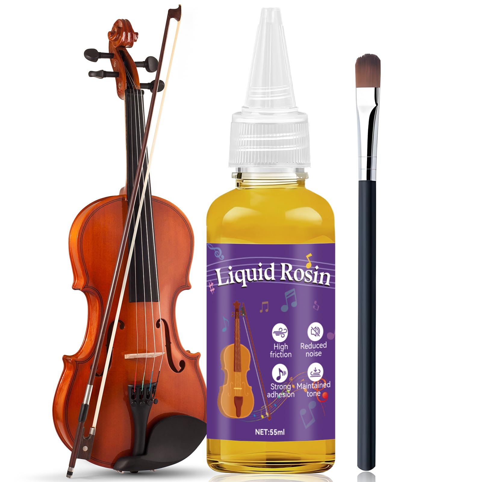 JAOJAO Professional Liquid Rosin for Violin, Viola & Cello