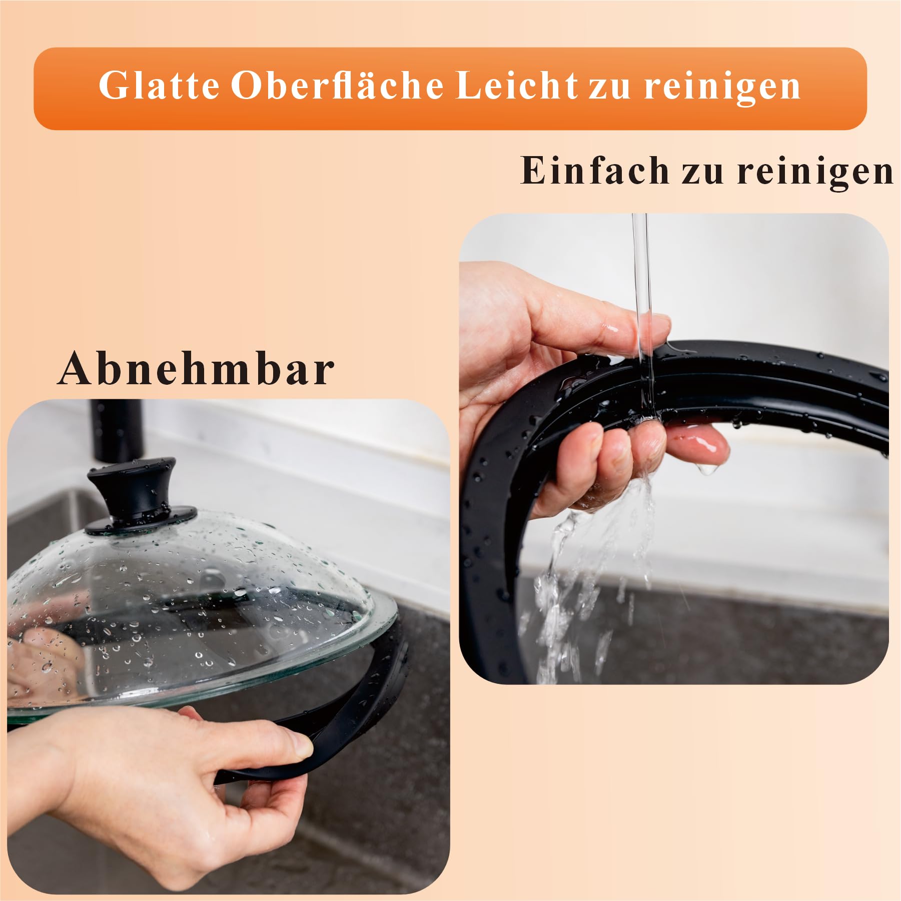 Tempered Glas Mikrowellenabdeckhaube，Mikrowellen Abdeckung 28 cm, Spritzschutz-Abdeckung mit Belüftung, Spülmaschinenfest