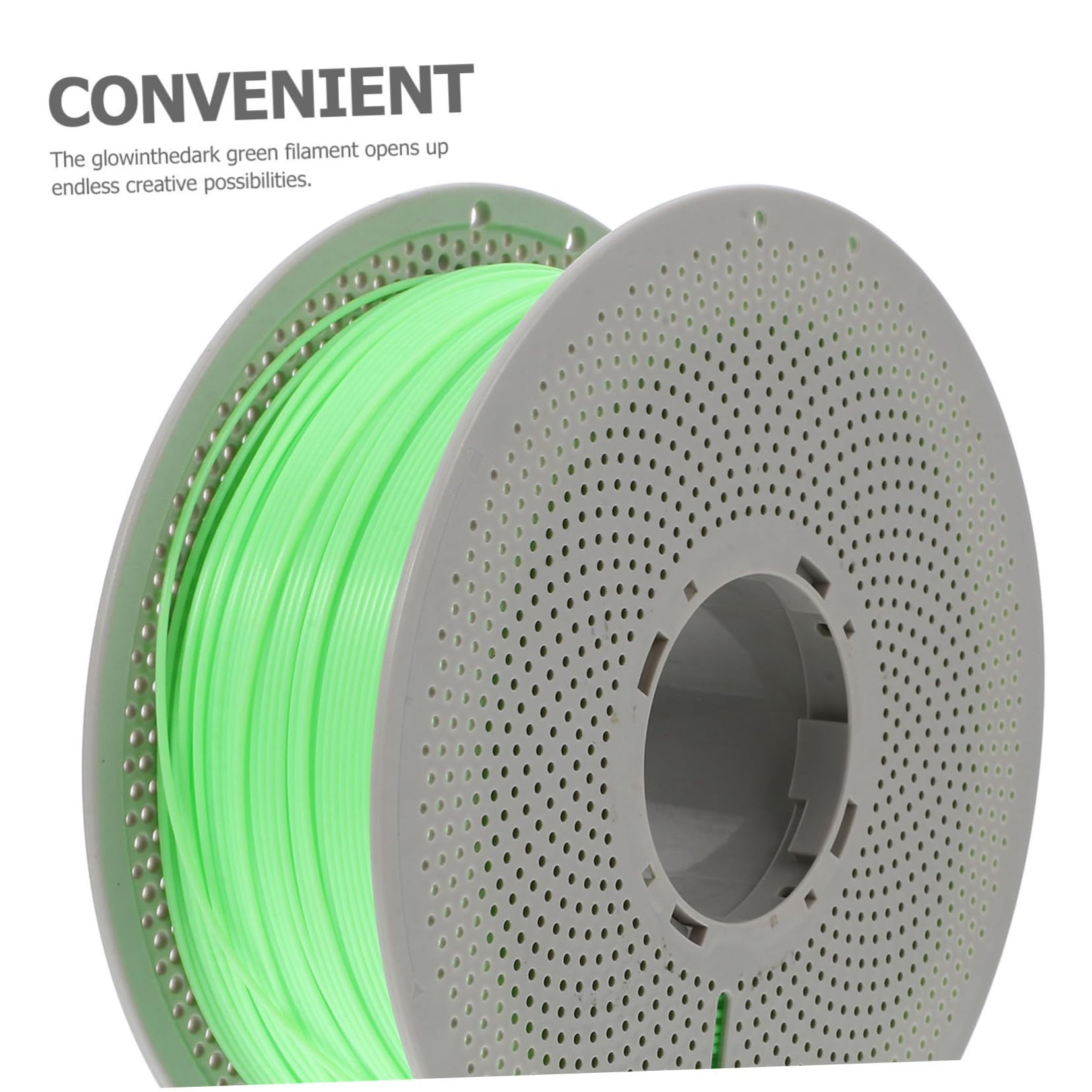 Filamento de Impresión 3d Brillante Verde para Proyectos Creativos, Material Abs/petg de Alta Precisión